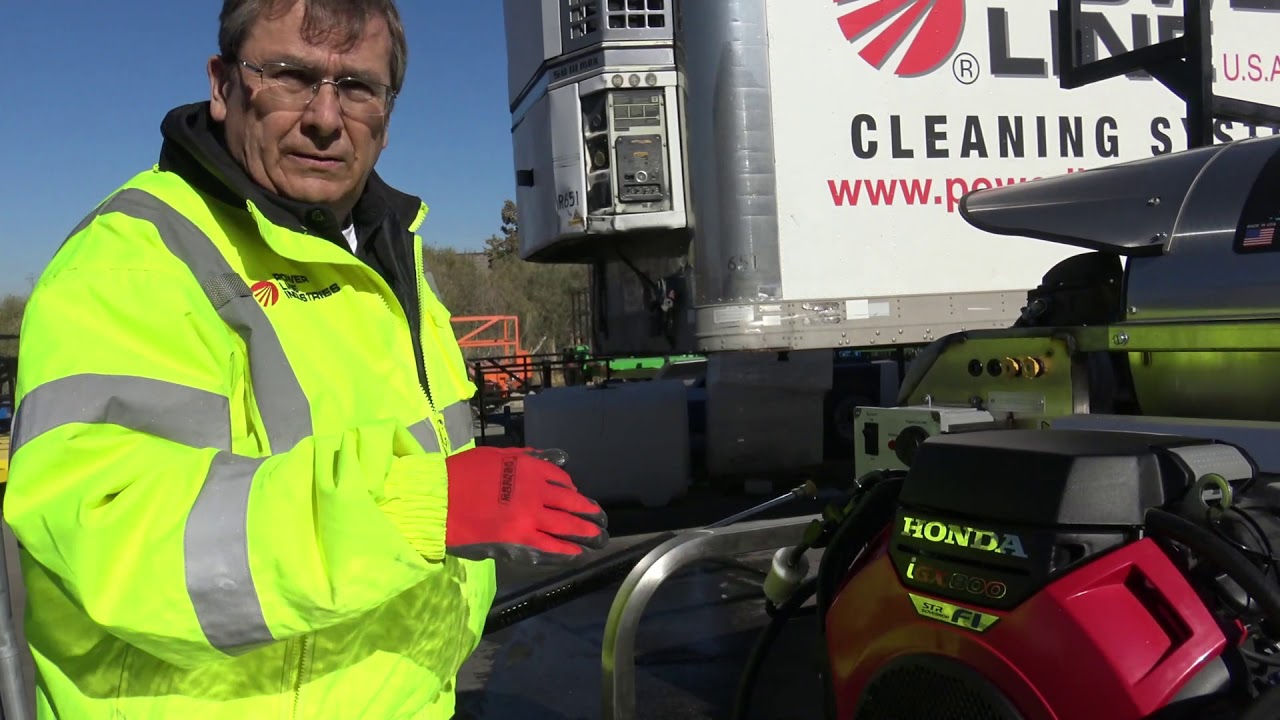 Honda powered Power Wash Trailer System featuring iGX800 Engine Operational Video