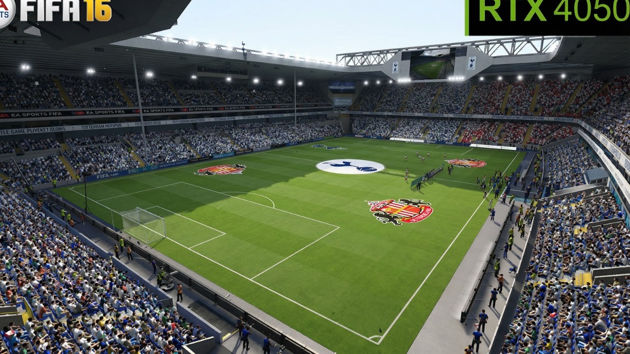 Spurs vs Sunderland | FIFA 16 Gameplay PC Ultra Graphics 4K 60FPS