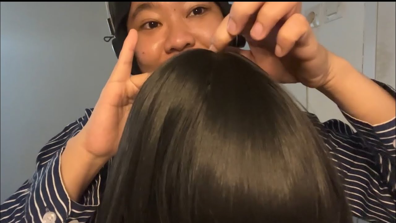  (no talking) ASMR Garuk Kepala Tanpa Kuku Panjang😍