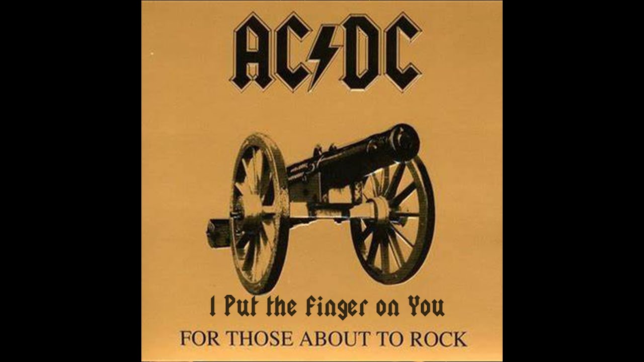 ACDC - I PUT THE FINGER ON YOU Guitar Backing Track with Original Vocals