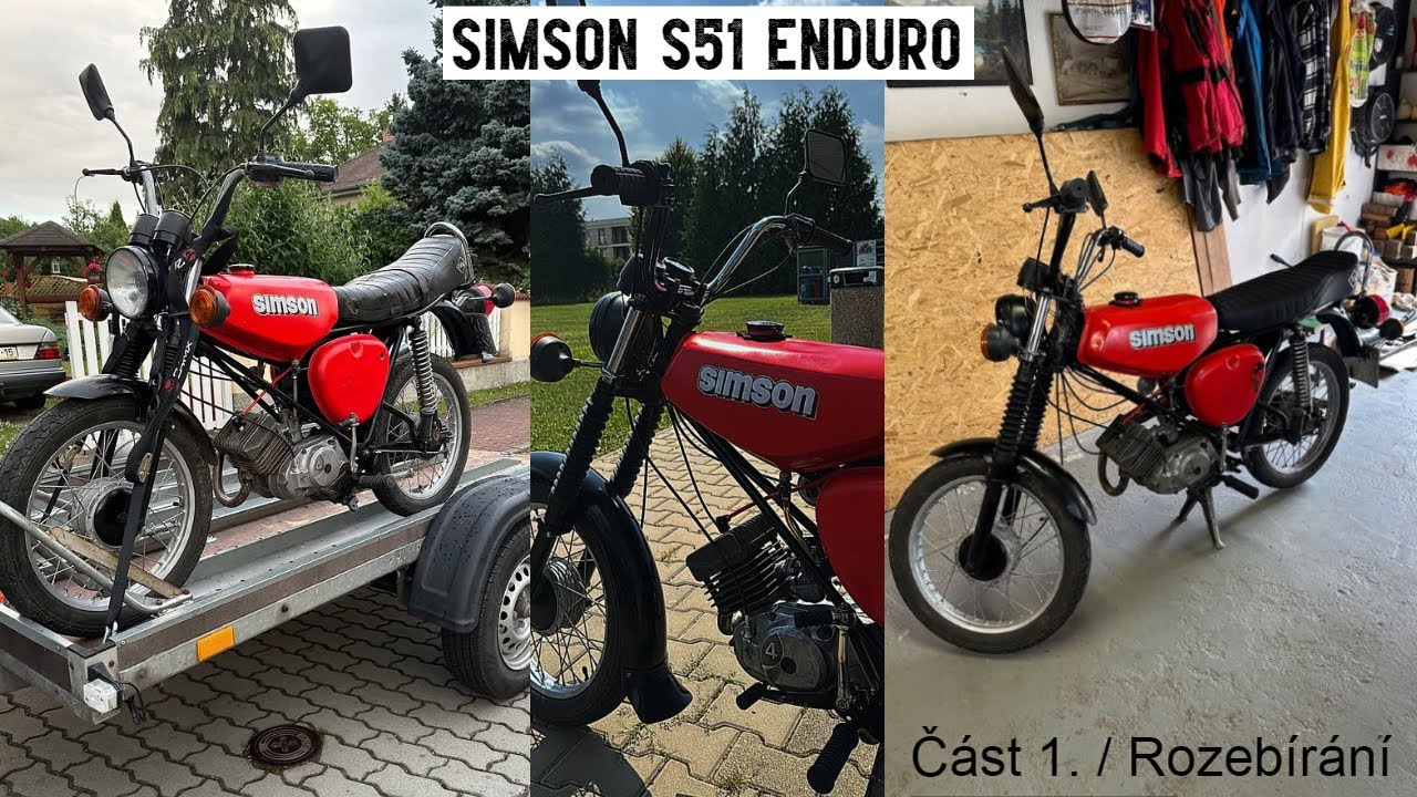 Simson s51 Enduro/ 1.část/ Rozebírání / Renovace