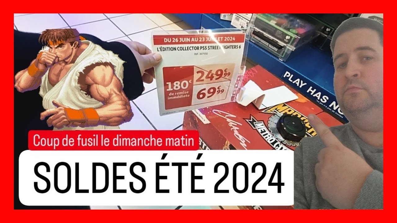 SOLDES ÉTÉ 2024 - COUP DE FUSIL DIMANCHE MATIN + COUP DE GUEULE !! (Auchan - Cultura...)
