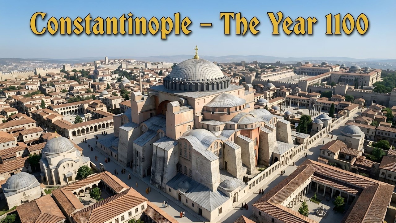 A Tour of Constantinople in the Year 1100 (AI Reconstruction)