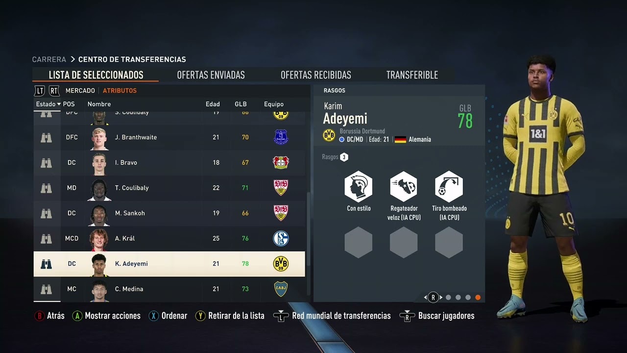LAS MEJORES PROMESAS CON CARA REAL FIFA 23 PT2