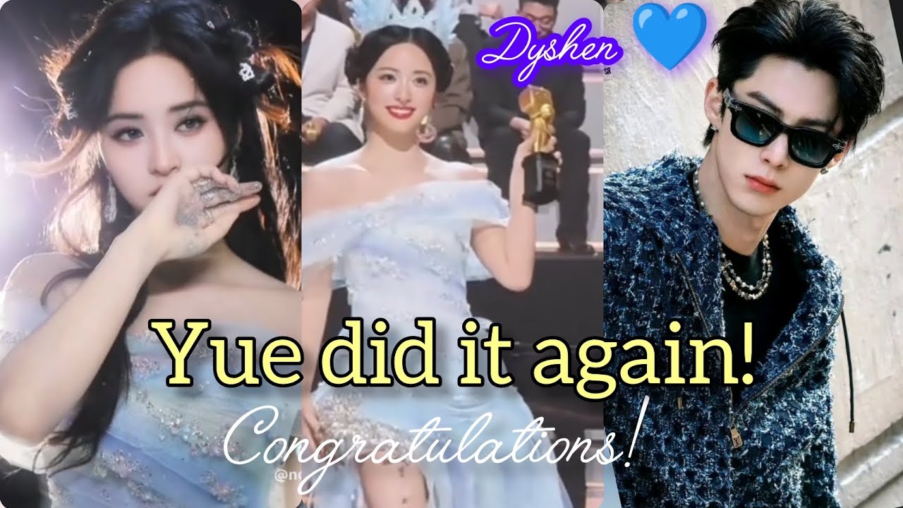 ShenYue won the best Content Creator!/DylanWang heading to Paris after his concert.congrat to Yue!