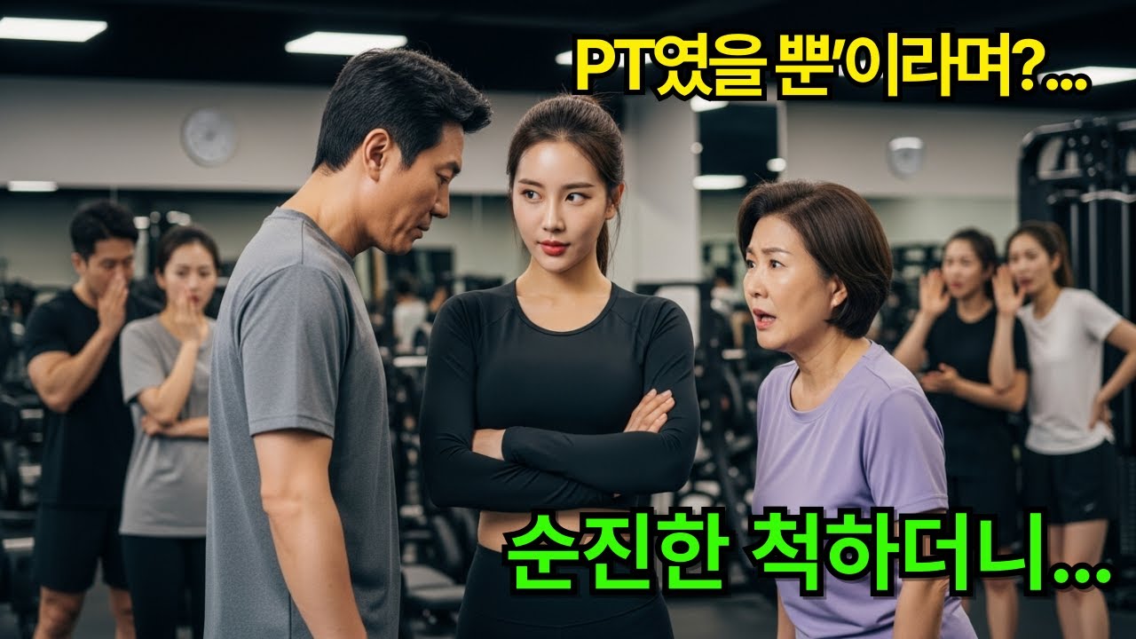 헬스장에서 젊은 상간녀 발각… “PT였을 뿐”이라며 순진한 척하더니… | 시니어 드라마 오디오북