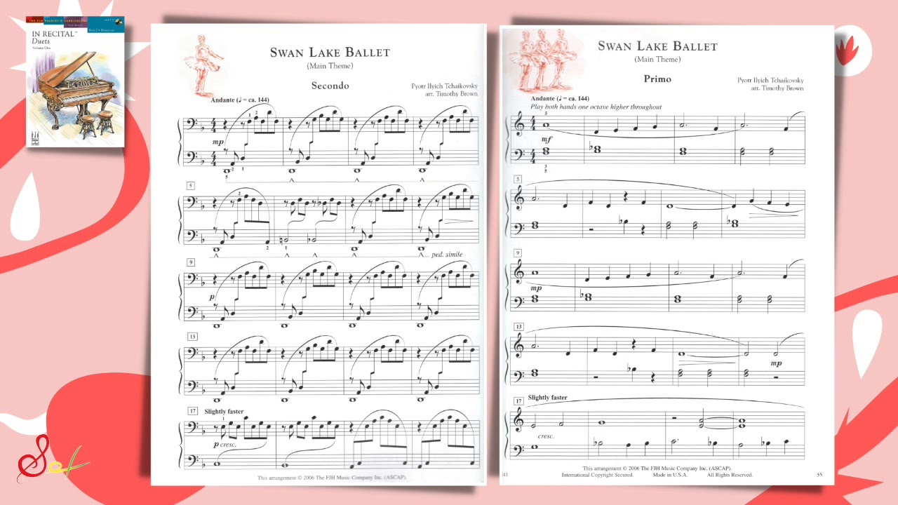 In Recital Duets Book 2  - Swan Lake Ballet