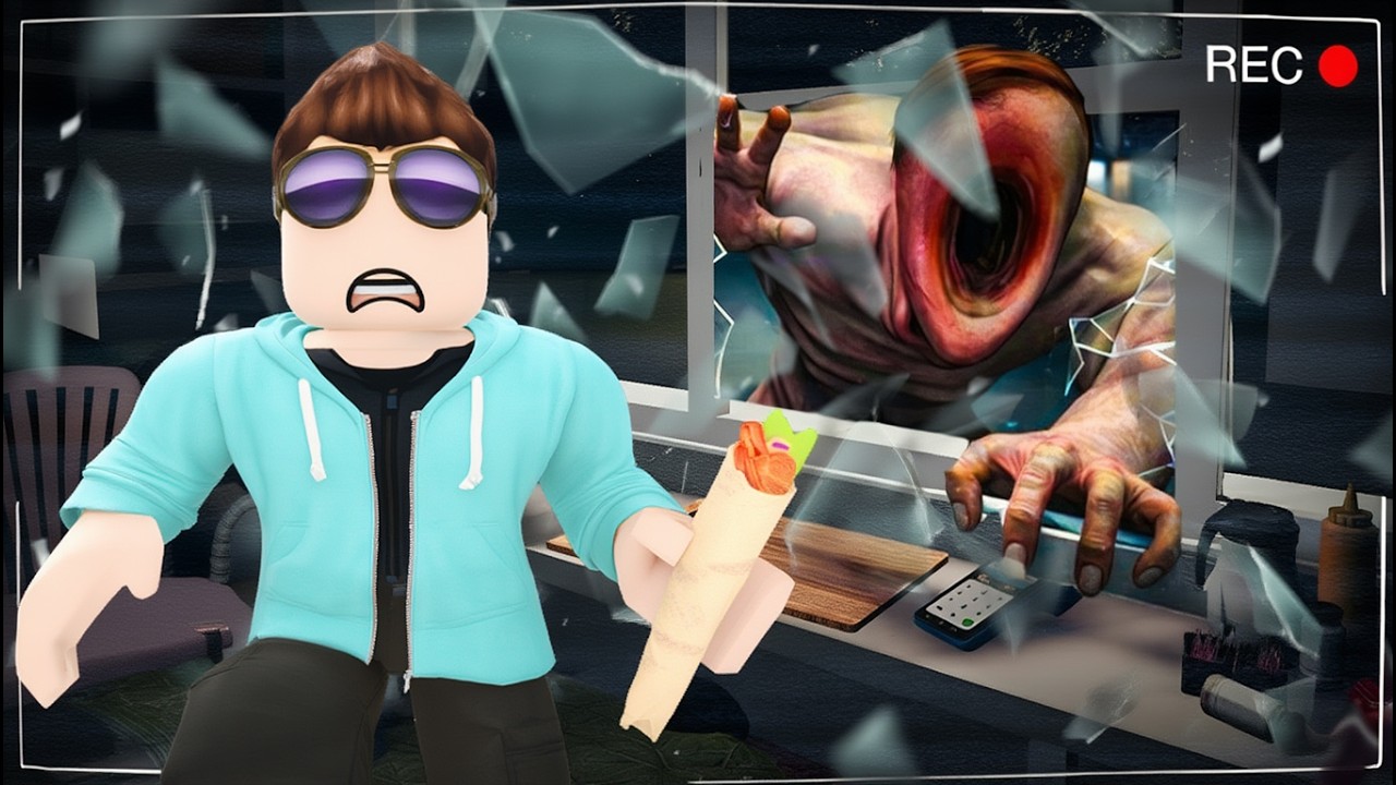 SHAWARMA KIOSK ROBLOX - Riuscirò a SOPRAVVIVERE alle ENTITÀ PARANORMALI?