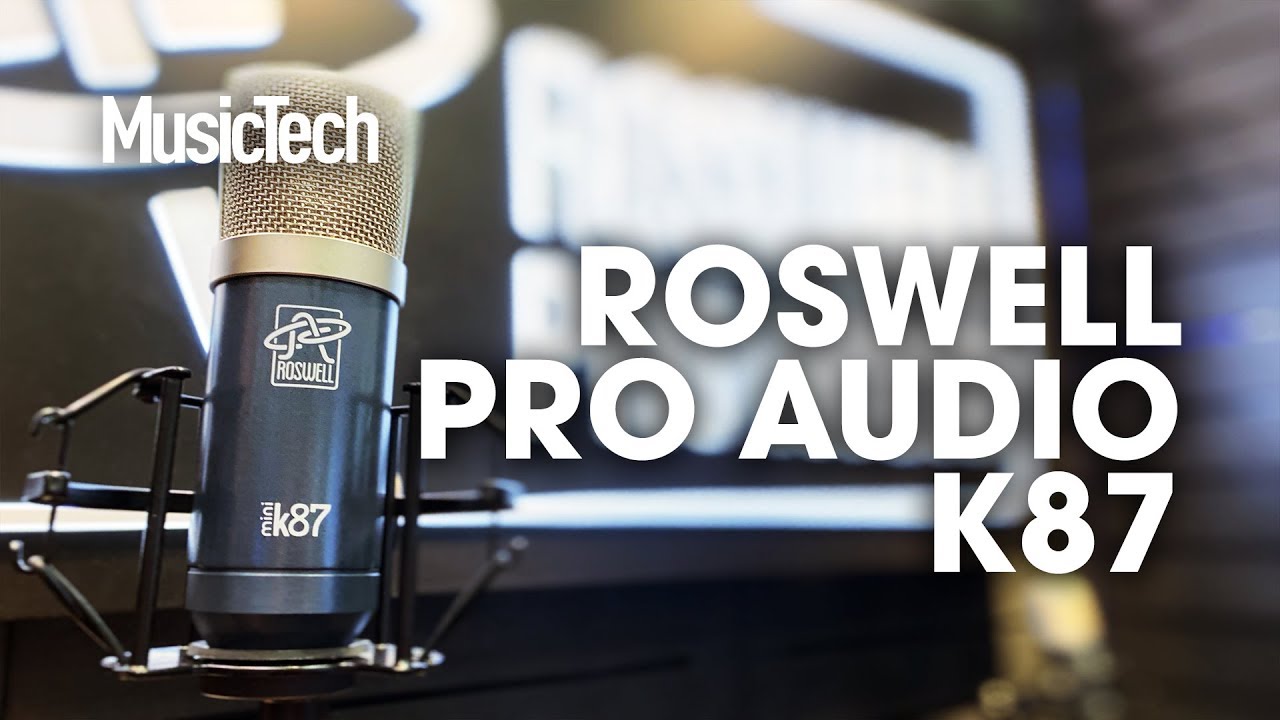 The Mini K87 is a tiny neutral mic from Roswell Pro Audio