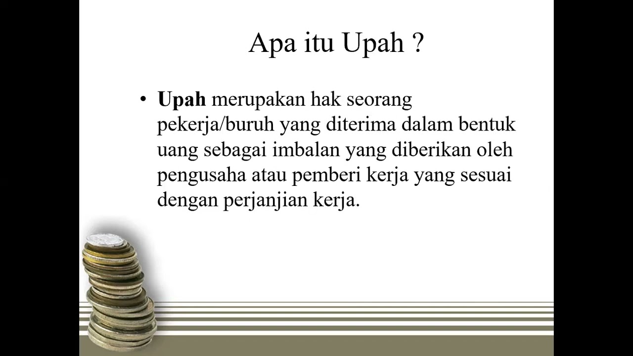 Ketentuan Upah