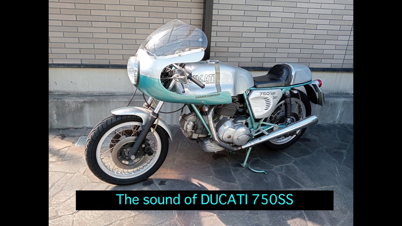 STARTING THE ENGINE!!!   The sound of DUCATI 750SS