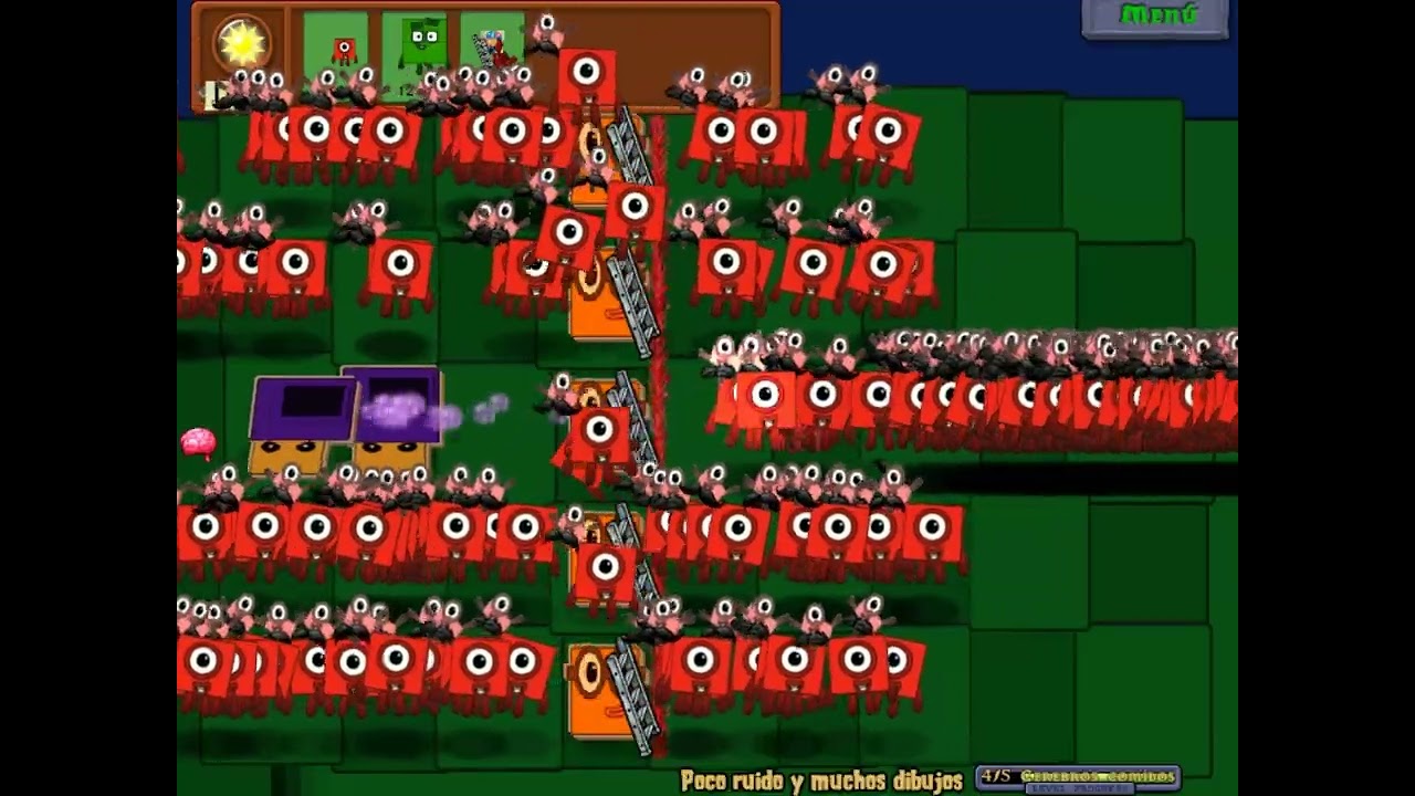 Numberblocks vs zombis mod