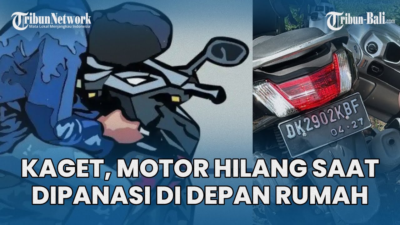 Motor Hilang Saat Dipanasi di Depan Rumah, Warga Gianyar Bali Rugi 20 juta