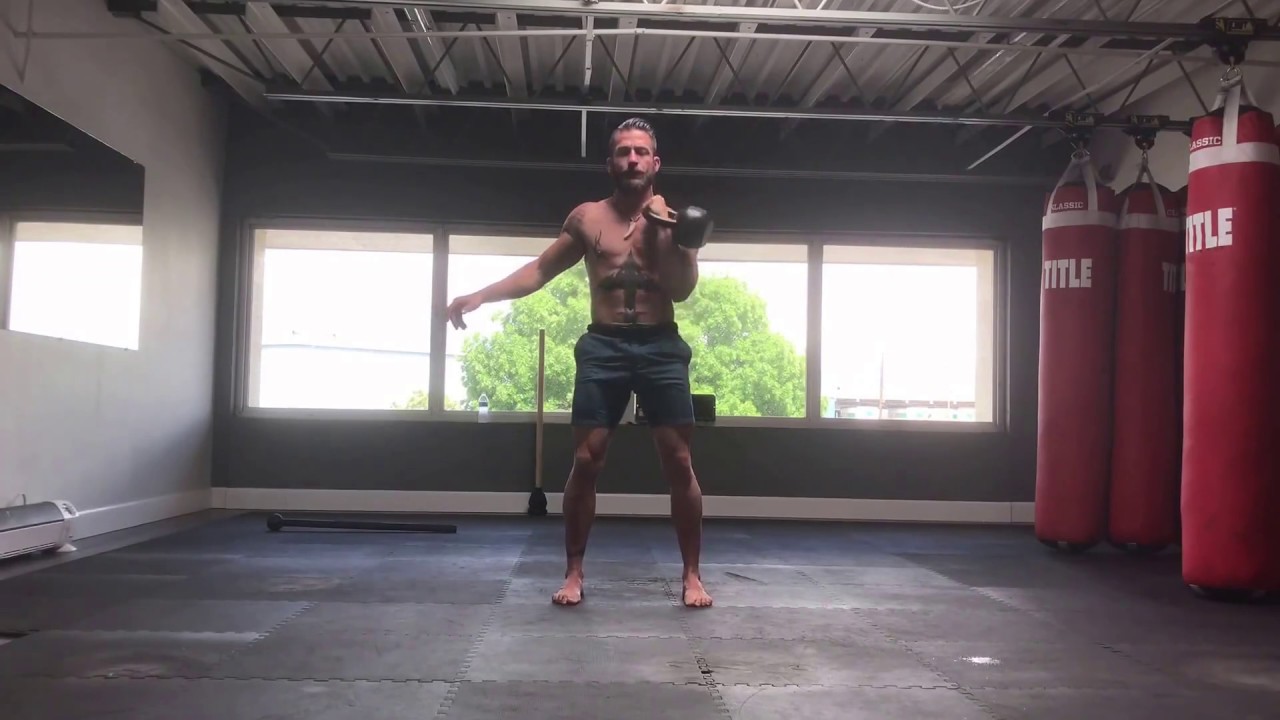 Kettle bell flow.