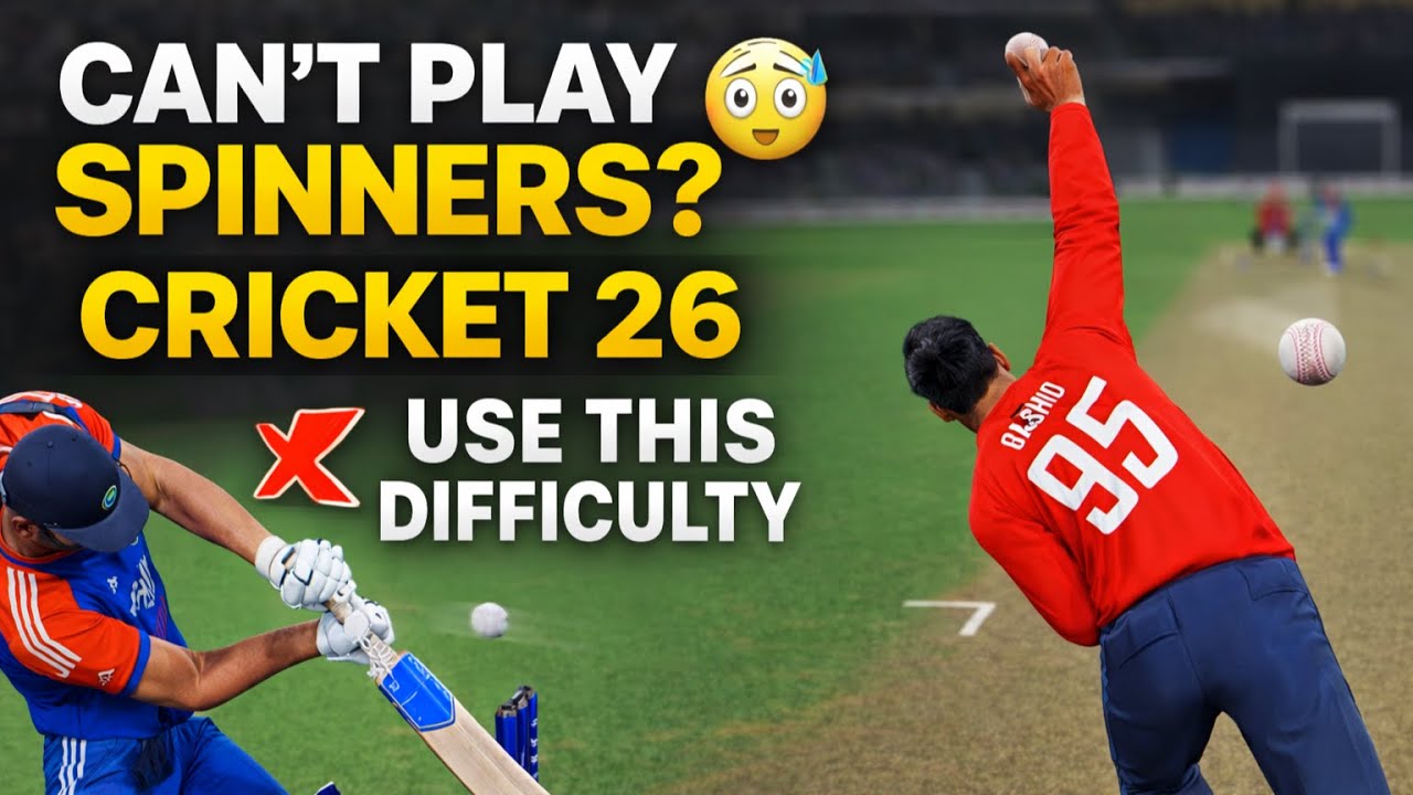 Cricket 26 Best Difficulty Settings for a Challenging & Realistic Gameplay 🏏🎮🔥
