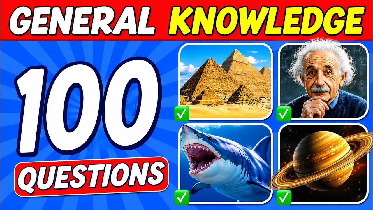 Science GK Quiz | General Knowledge Trivia Quiz | 100 Science GK Questions | Science Quiz Challenge