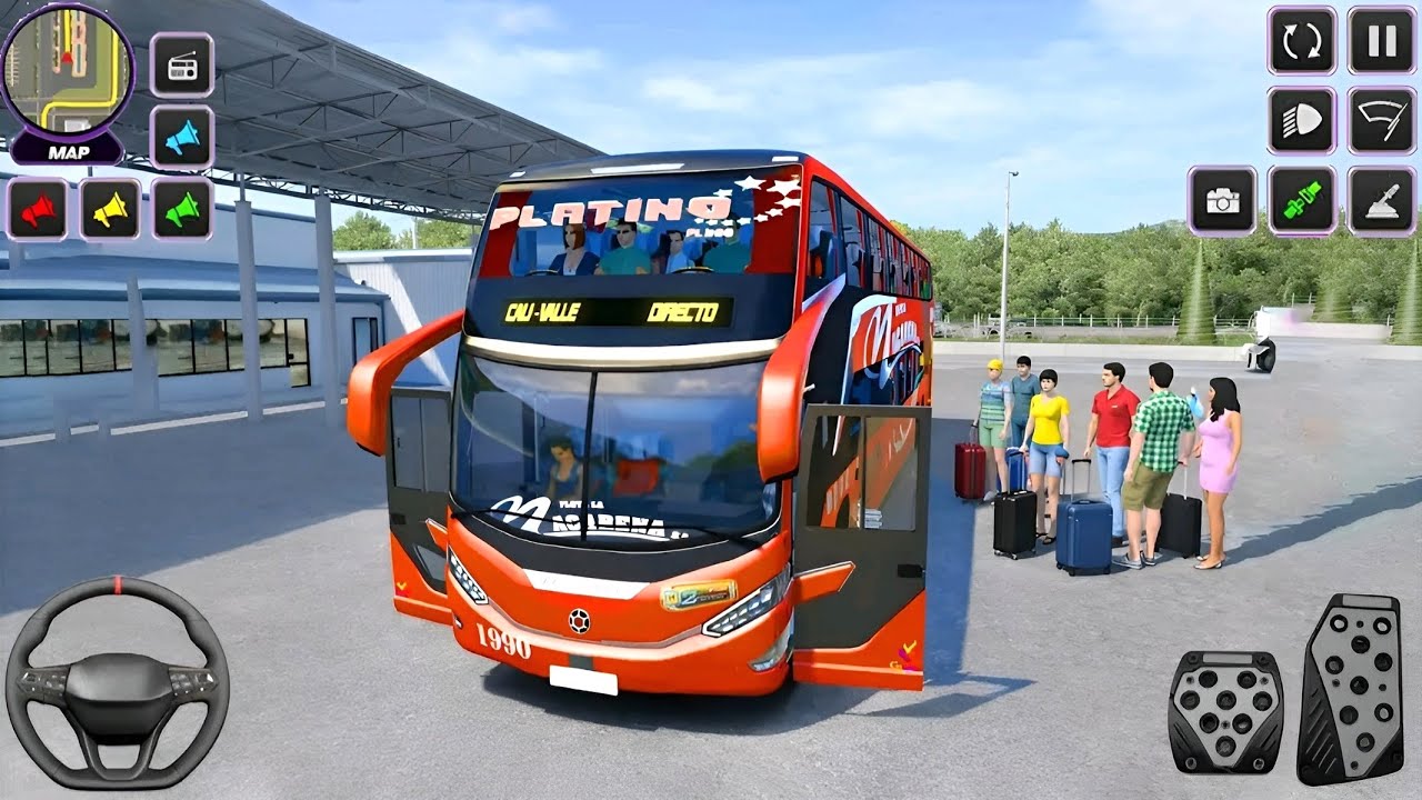 City Coach Bus - Bus Driving 3d - New Gameplay 
