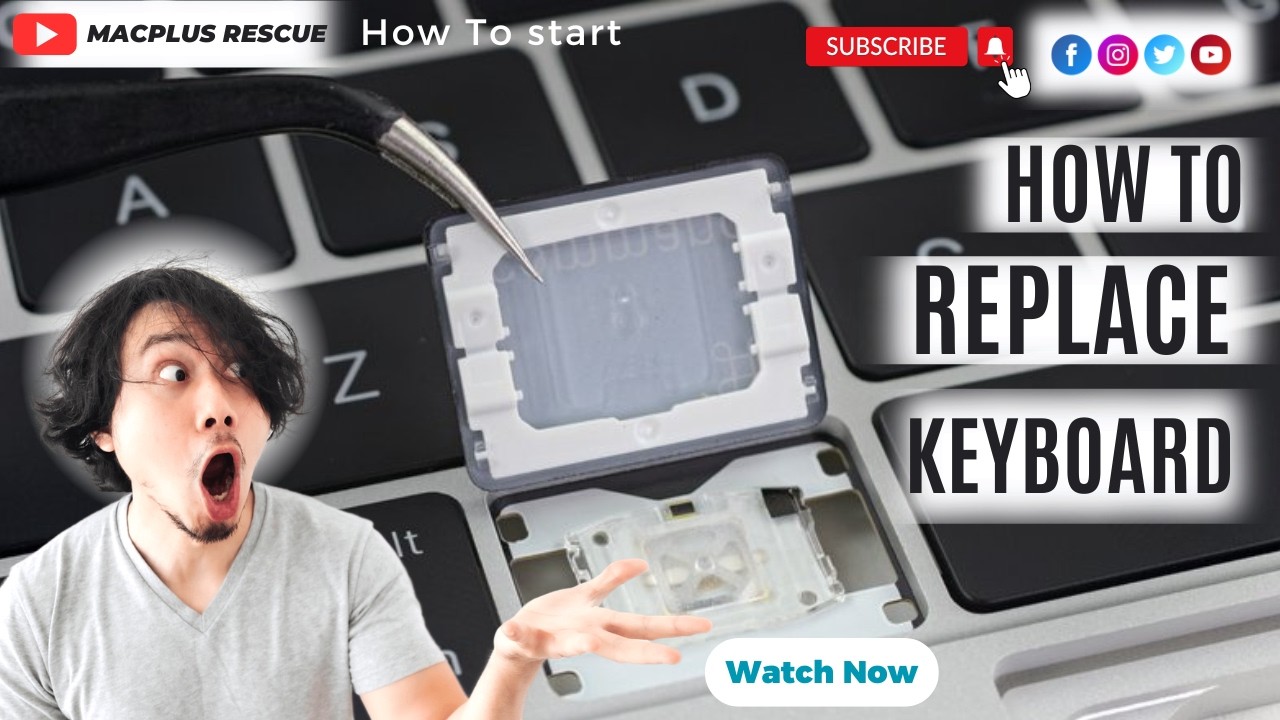 2021 Macbook Pro || A2442 || Keyboard Replacement 14'' M2