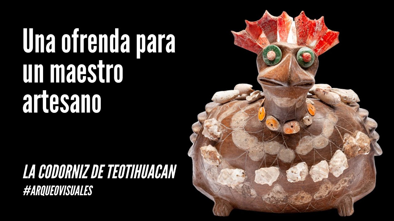 La codorniz que conmocionó a los arqueólogos en Teotihuacan #ArqueoVisuales