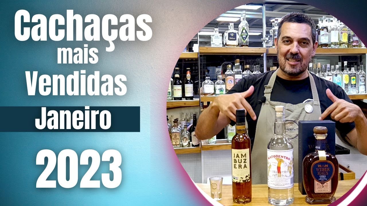 Cachaças mais vendidas em Janeiro de 2023