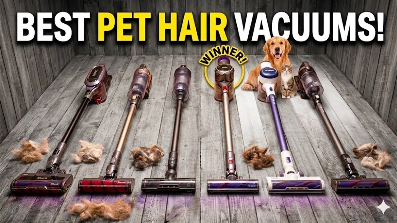 Best Vacuum Cleaner for Pet Hair 2026 | Top 5 Best Vacuums for Dog & Cat Hair