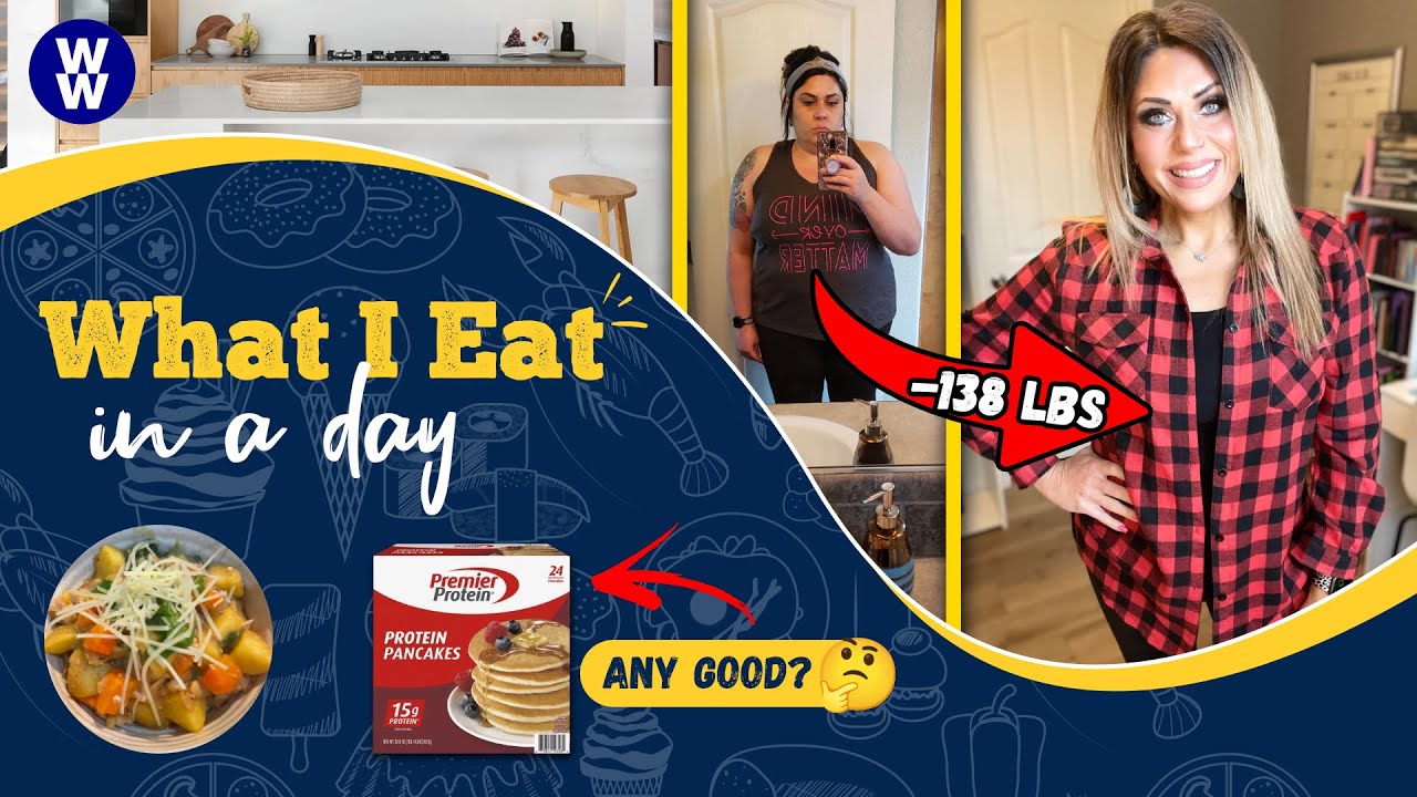WHAT I EAT IN A DAY ON WW TO LOSE 138 POUNDS - TASTE TESTS & NEW PROTEIN POWDER - TUSCAN BEAN SOUP