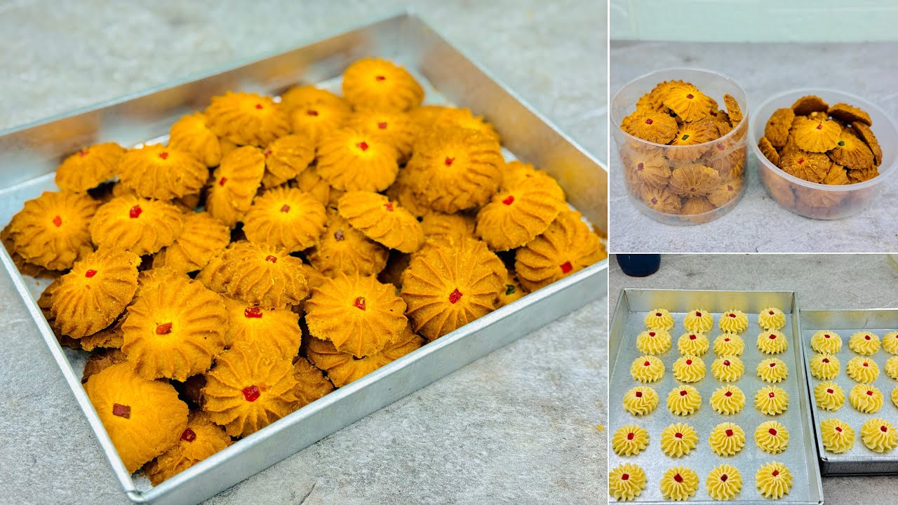 বিক্রয়মূল্য সহ বাটার কুকিজ তৈরির ফ্রি ক্লাস‼️প্রফেশনাল রেসিপি | How to Make Butter Cookies at Home