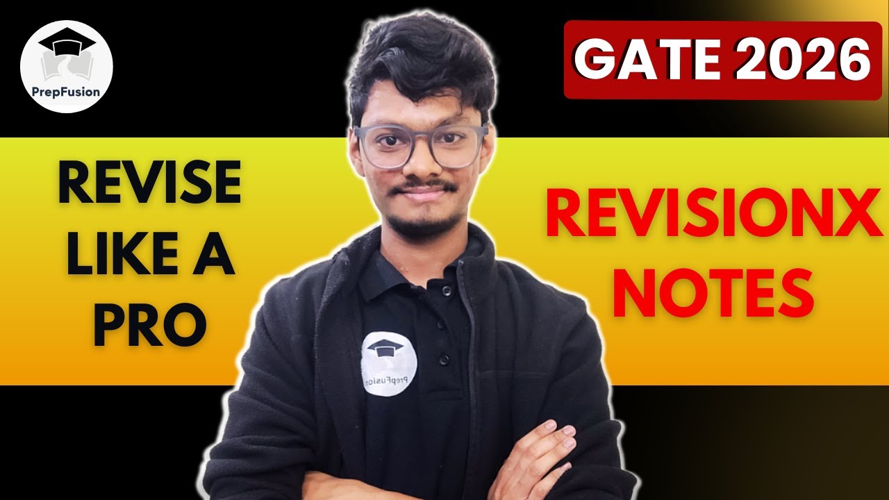 Как использовать краткие конспекты RevisionX для подготовки к GATE || PrepFusion