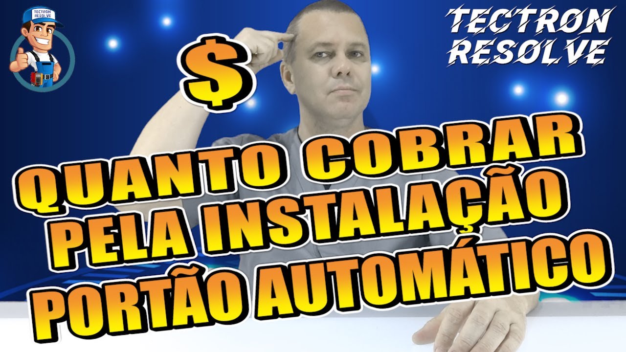 Quanto cobrar pela instalação de portão automático
