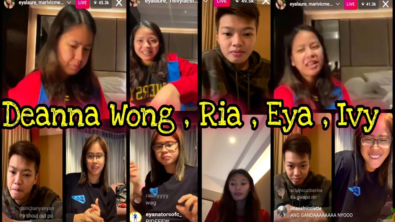 DEANNA WONG ,EYA LAURE , RIA MENESES AND IVY LACSINA INSTAGRAM LIVE UPDATE (PART 1) | OCT. 11, 2021
