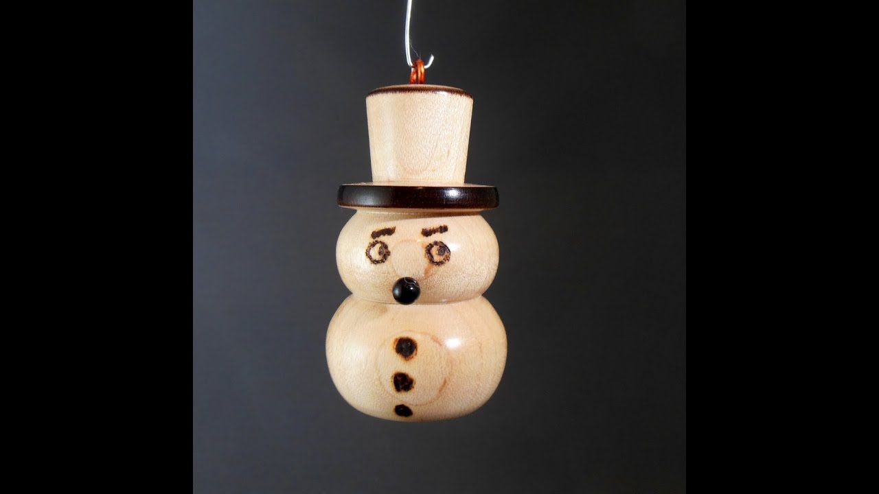 Turning a Snowman Christmas Tree Ornament Part 2