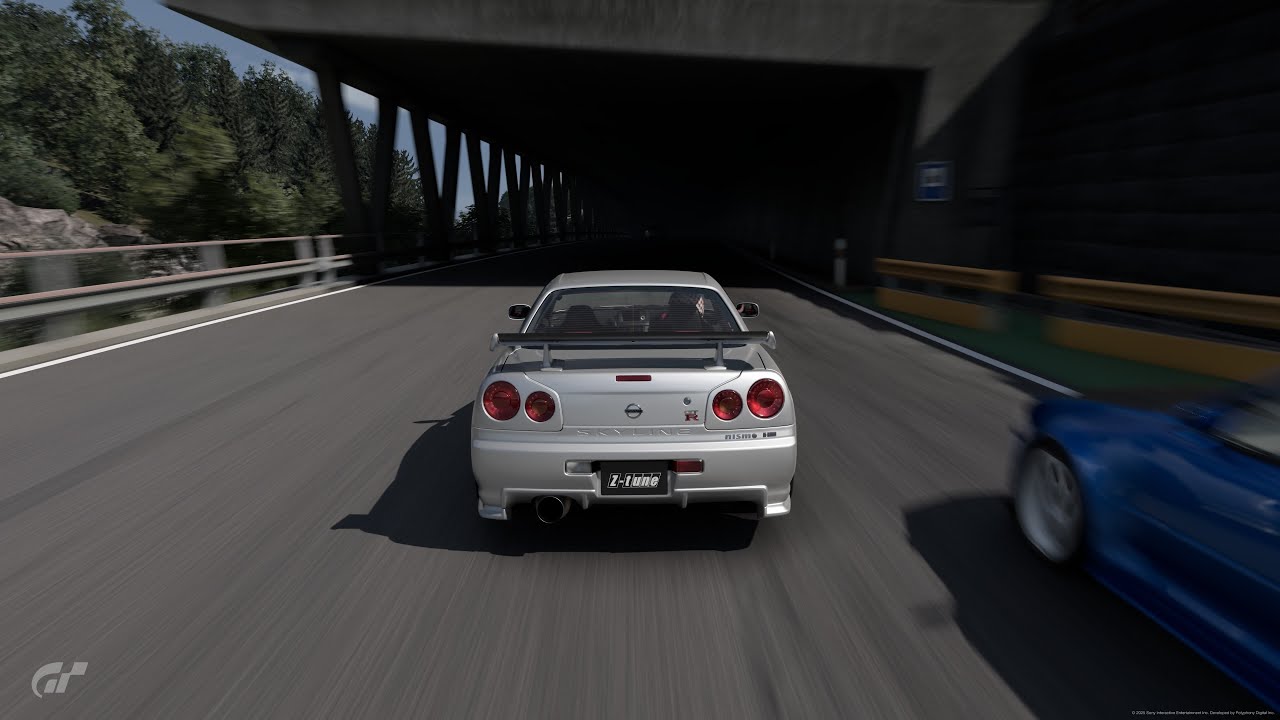 ‏Gran Turismo 7_ Weekly challenges  _ Deep forest  _Nissan R34 GT-R 2005