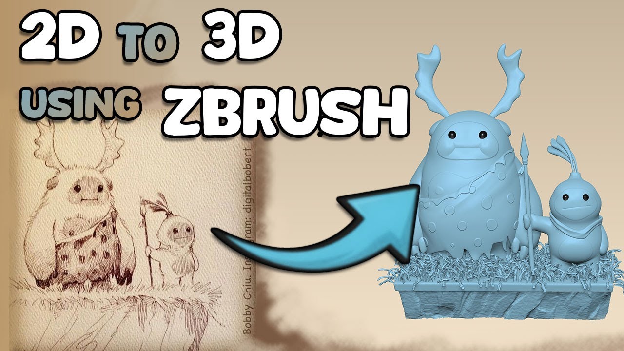 FanArt | ZBrush Speedsculpting | Inspired by the art of Bobby Chiu | Classic Music