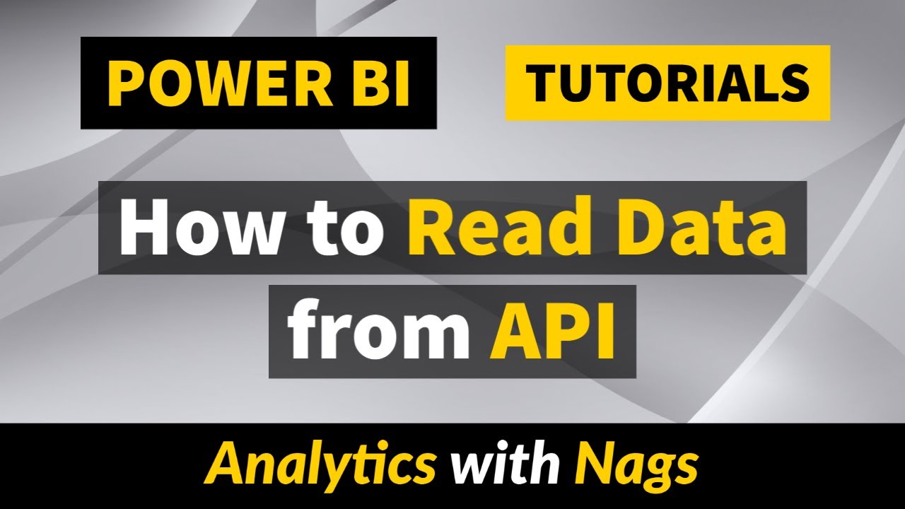Как читать данные из API — Учебное пособие по Power BI (41/50)