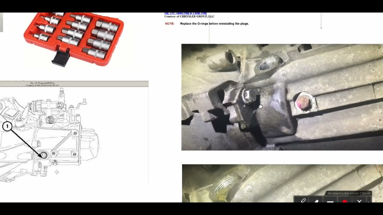 fiat 500 2012  2015 cehcar aceite transmicion rellenar automatica y manual