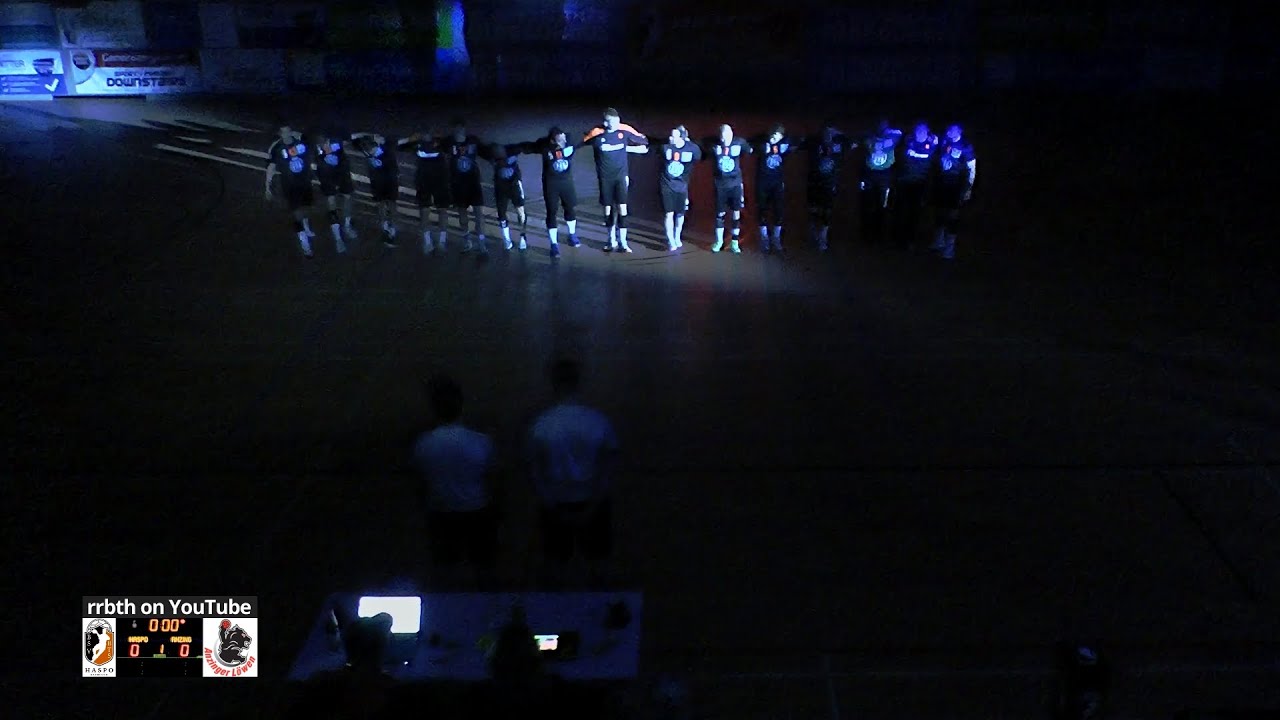 Einlauf der Mannschaften zum RL-Spiel HaSpo Bayreuth –  SV Anzing (2025-10-25)
