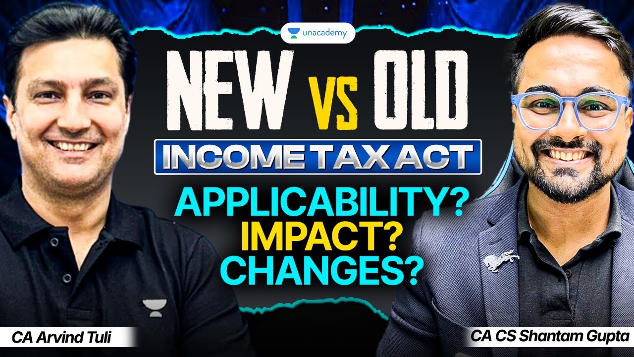🧾 New Income Tax Law 2025 | Key Changes, Applicability & Attempt Wise Details