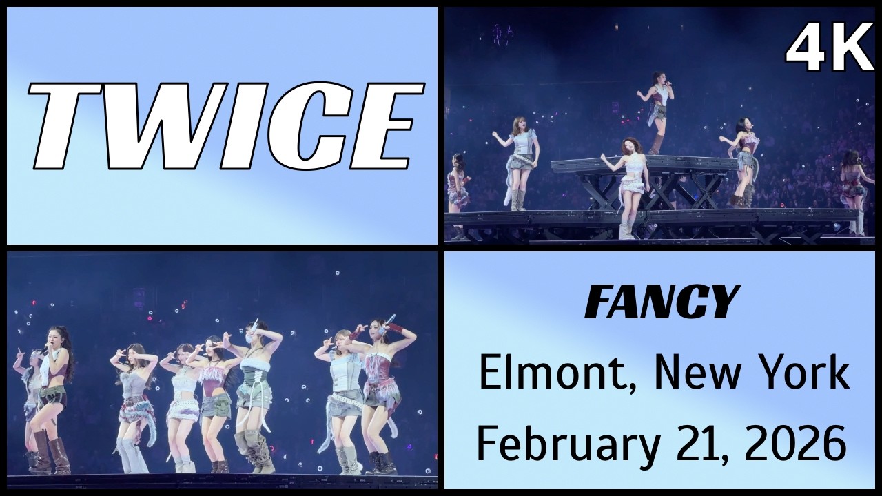 260221 트와이스 TWICE - FANCY live @ UBS Arena, Elmont, NY 4K Fancam