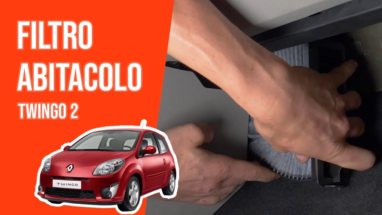 Cambio filtro abitacolo / antipolline TWINGO 2 👃