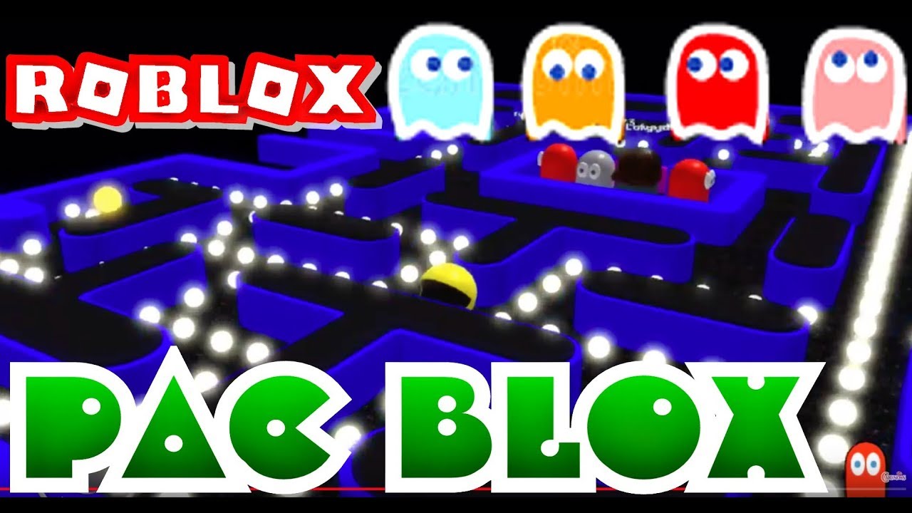 GETTING CHASED BY GHOSTS | PAC-BLOX ! ROBLOX - WHO IS PAC-MAN? [Part 1]