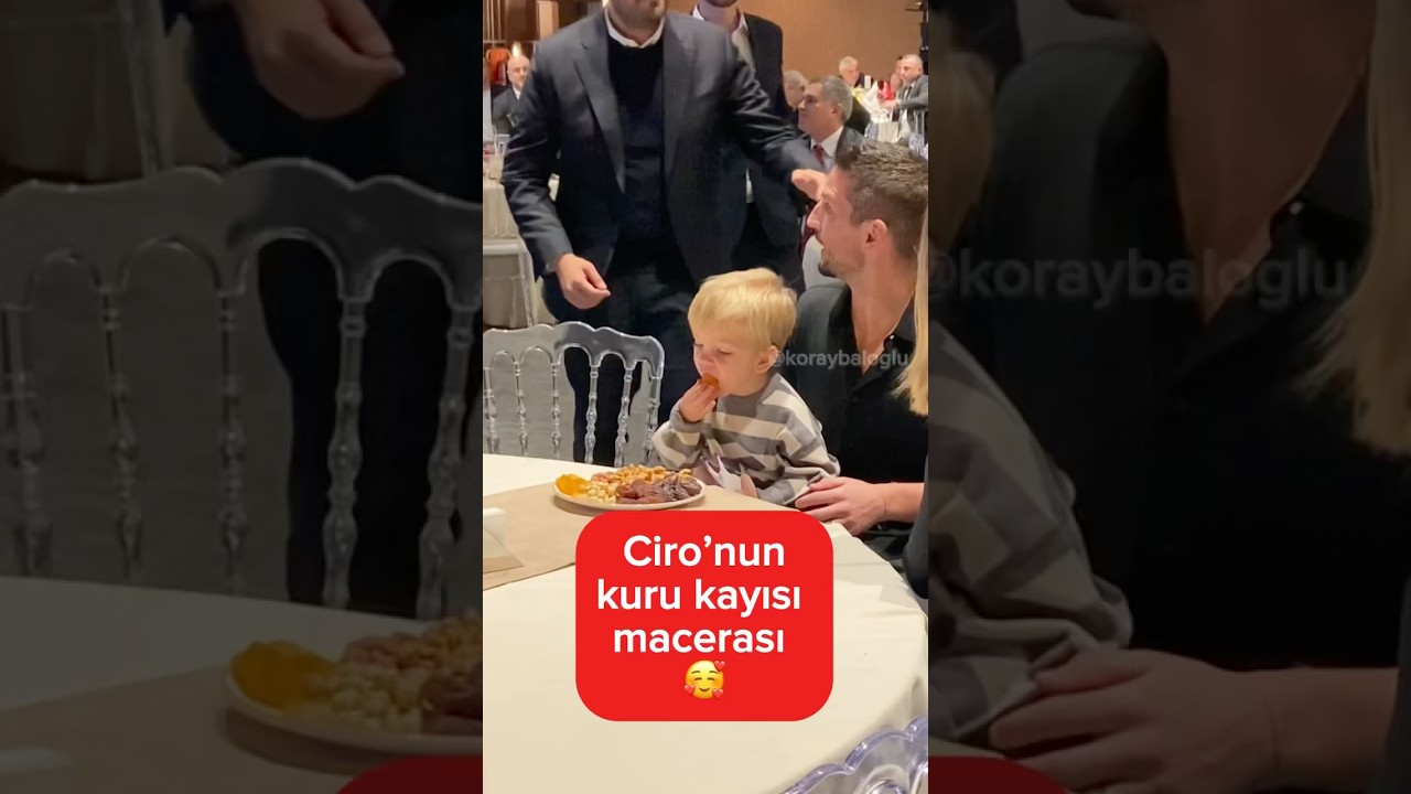 Ciro Mertens’in kuru kayısı macerası #ciro #mertens #galatasaray #kids #funny