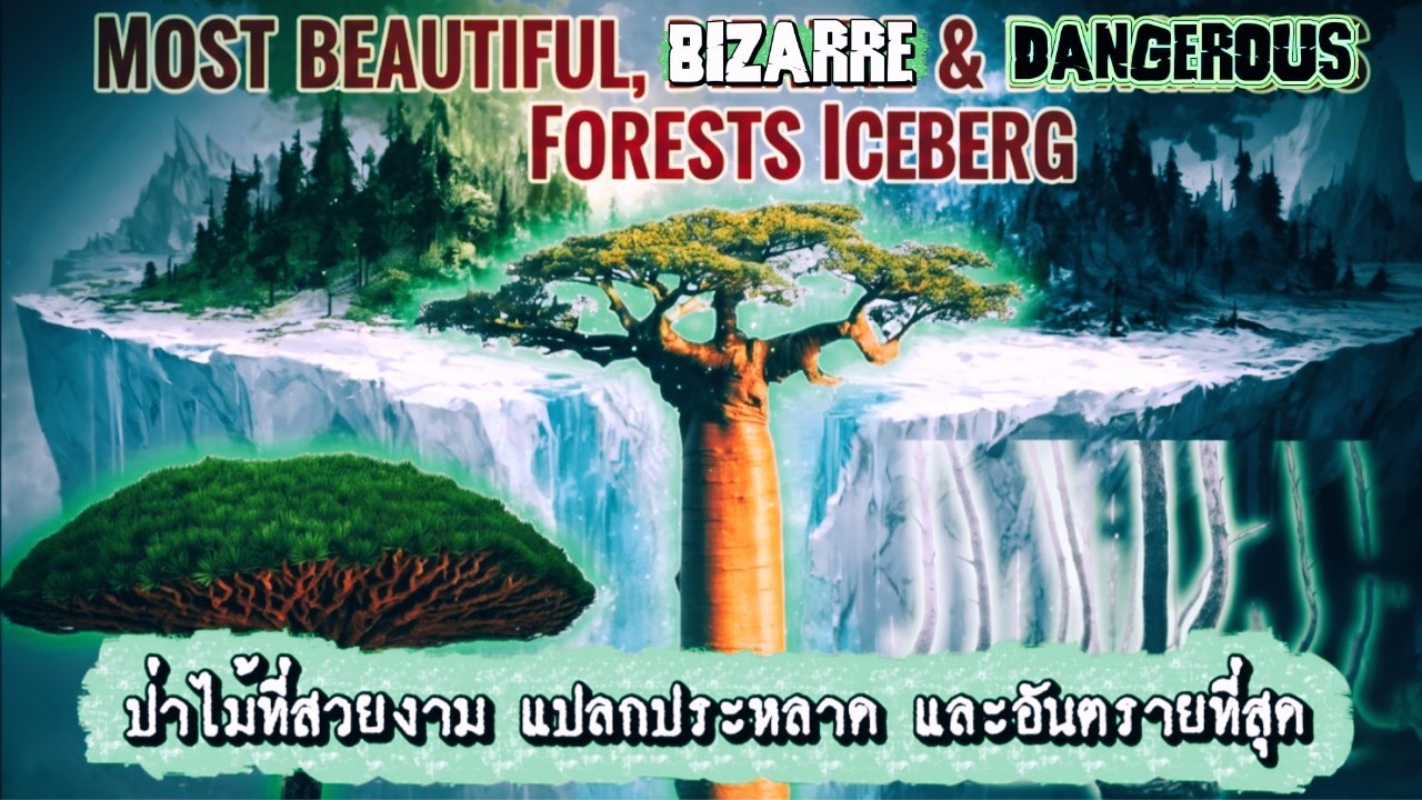 ดำดิ่งสู่ Iceberg ป่าไม้ที่สวยงาม แปลกประหลาด และอันตรายที่สุด