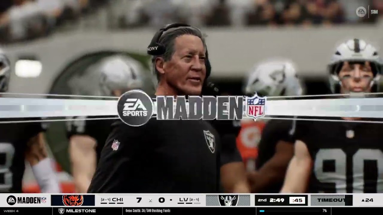 2025 Madden s1w4.CHIvsLV