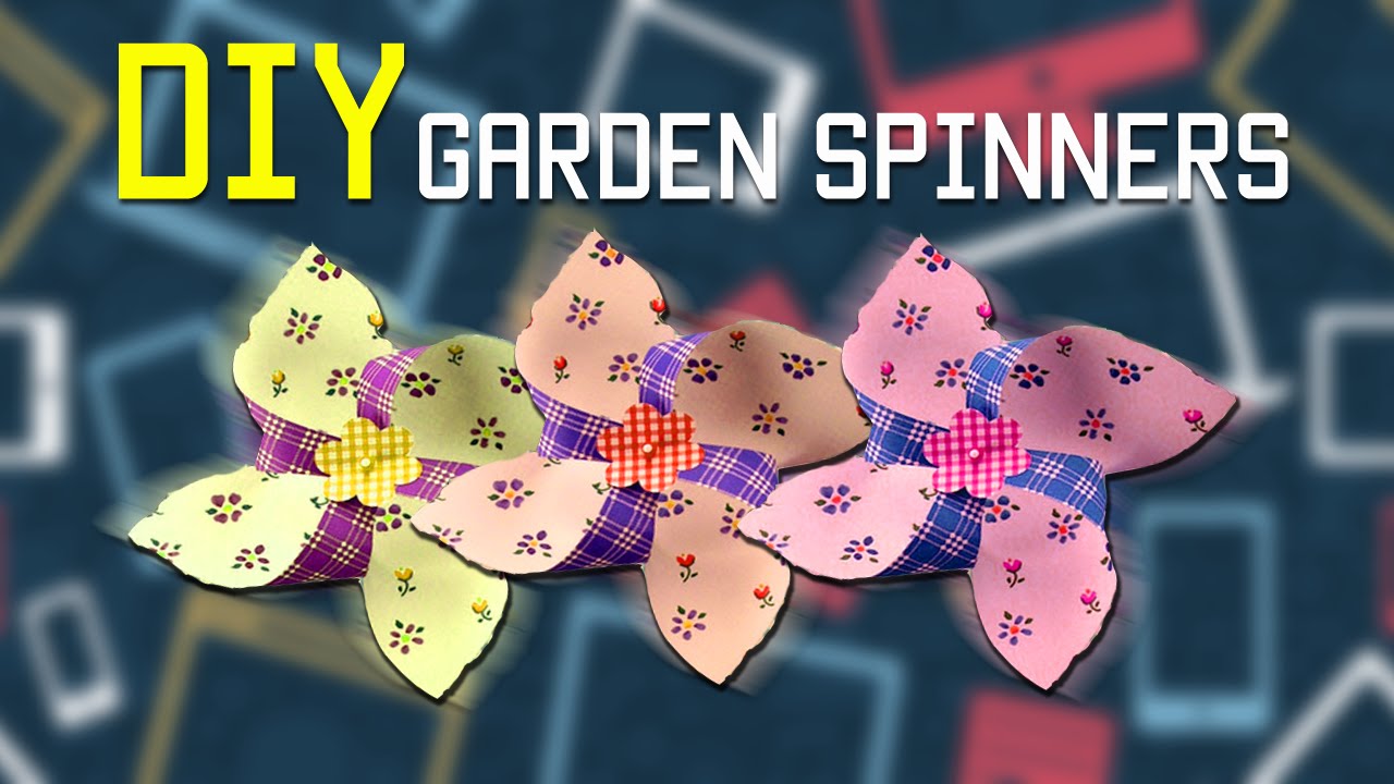 DIY garden spinners