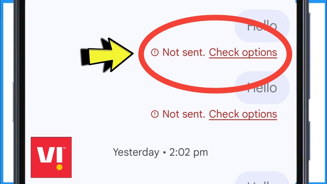 Vi Sim Message Not Sent Problem | Vi Sms Not Sent Problem