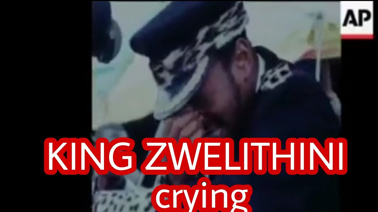 KING ZWELITHINI CRYING ON HIS FIRST TIME DELIVERING SPEECH