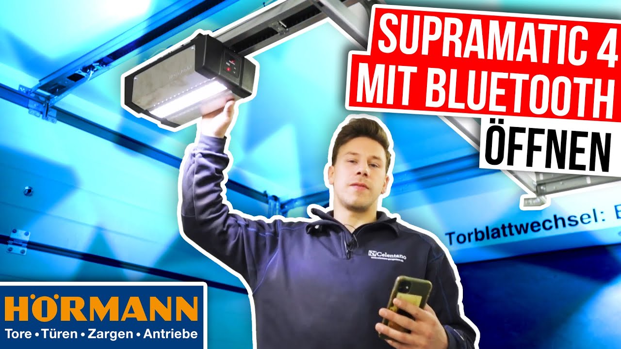 SupraMatic 4 mit Bluetooth öffnen // Schritt für Schritt Anleitung für Android & iOS