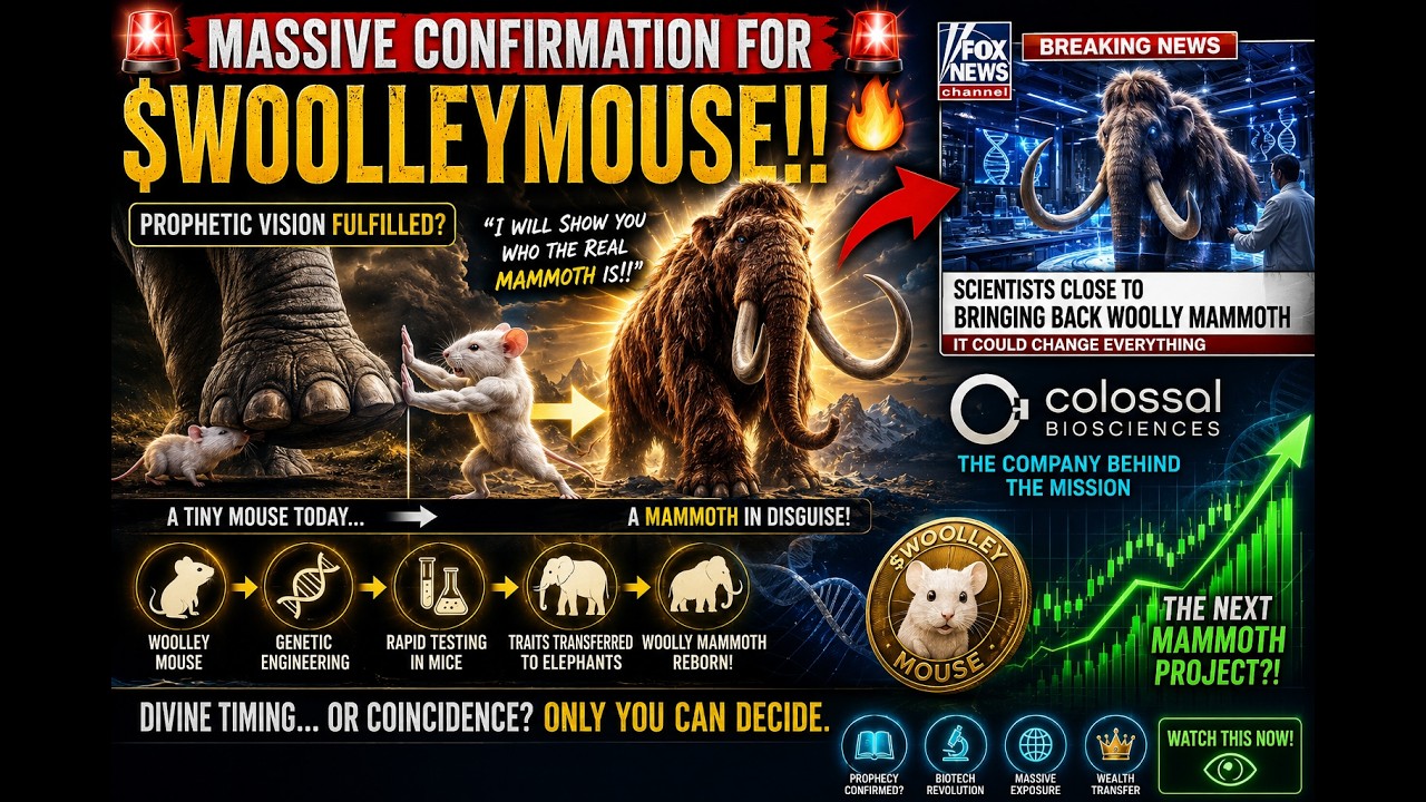 URGENT Prophetic WORD Confirmed: $WoollyMouse Will Break the Internet! BIG NEWS 📰 #wealthtransfer
