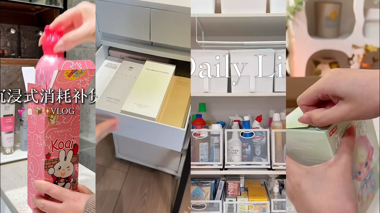 ASMR Organizing and Restocking 