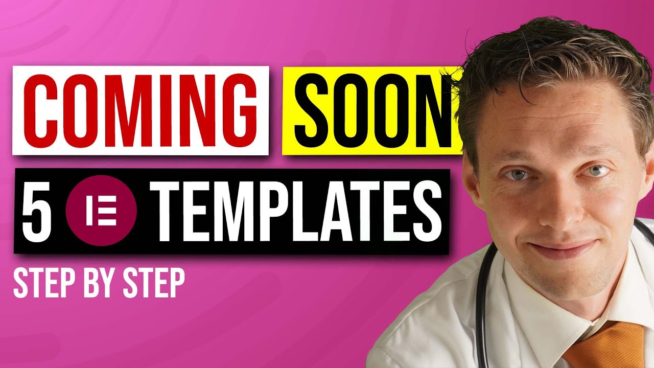Create Coming Soon Pages in Elementor - 5 Templates Free download